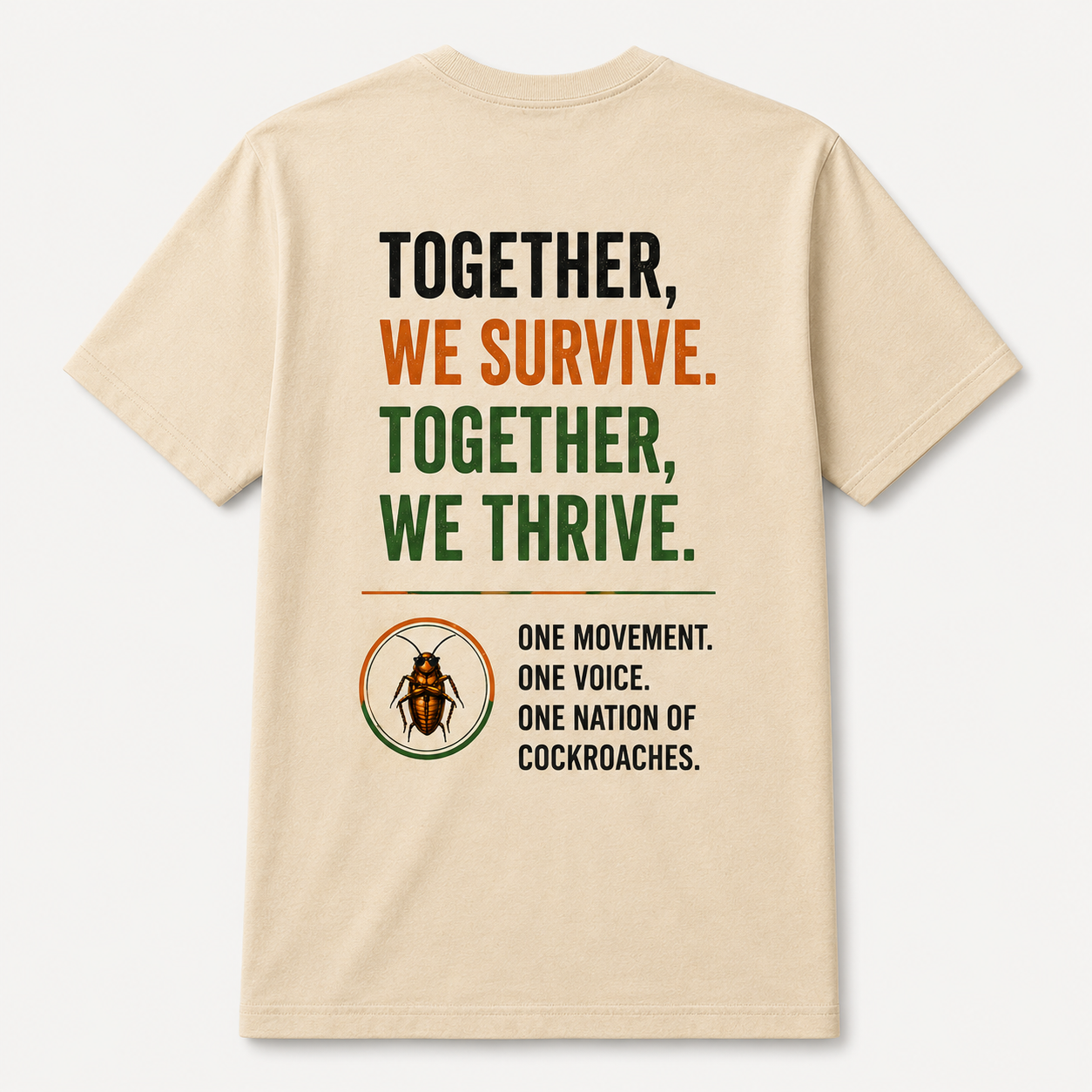 நான் ஒரு கரப்பான் பூச்சி Oversized T-Shirt — டிராப் 01