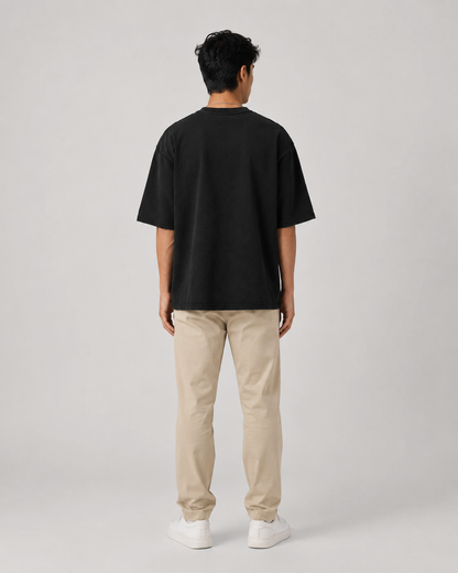 CJP We Don’t Hide Cockroach Janta Party T-Shirt — Black Oversized Tee