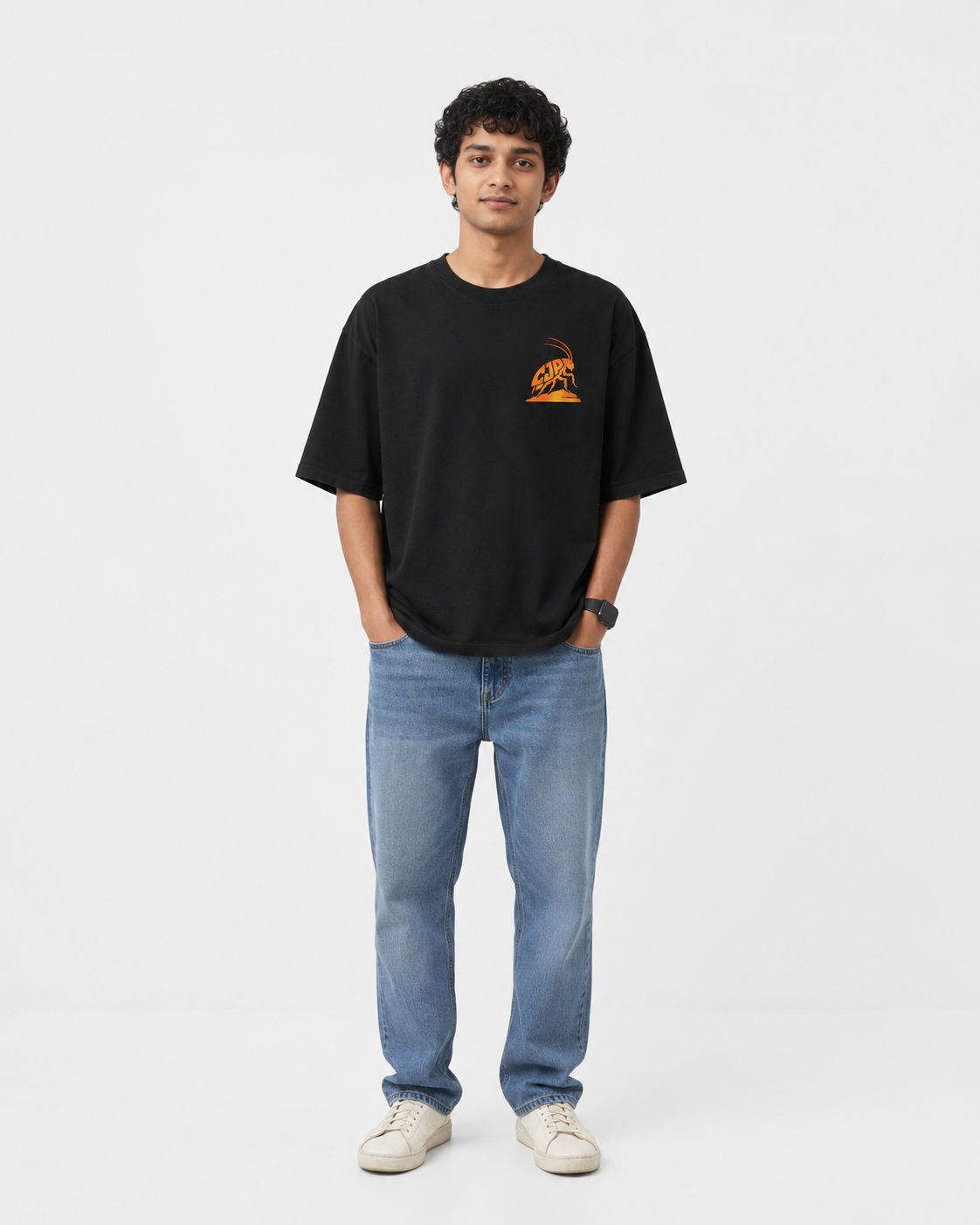 CJP Fear of the Cockroaches T-Shirt — Cockroach Janta Party Black Tee